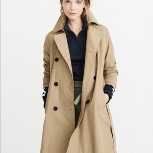 Abercrombie & Fitch Classic Trench - NWOT!